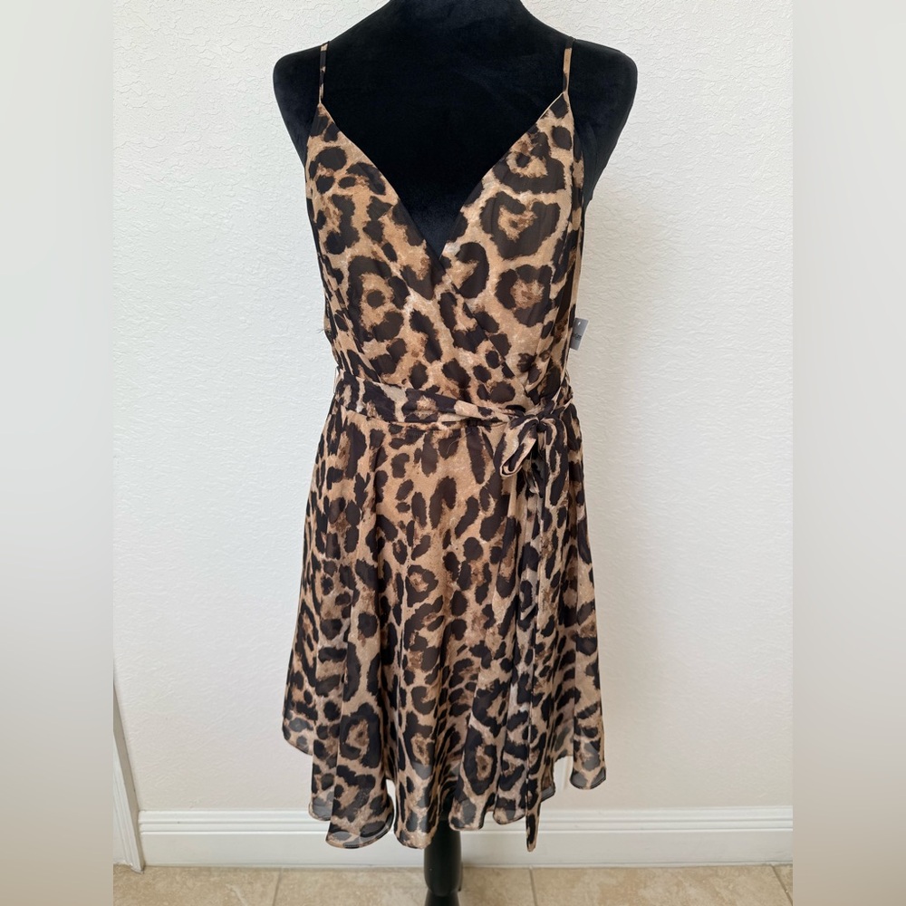 Essue Animal Print Mini Dress